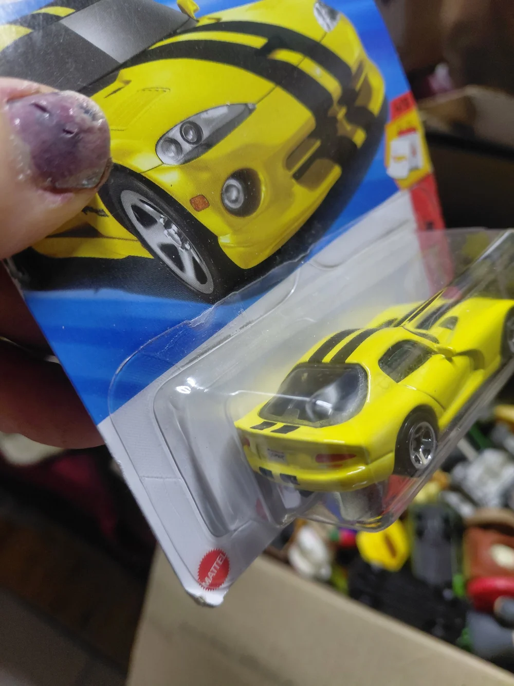 2025 Hot Wheels '96 Dodge Viper GTS (176/250) in yellow